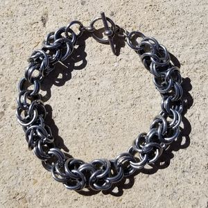 Chain maille style bracelet